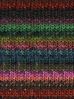 Silk Garden 10ply 50gms 211 Turquoise, Fuchsia, Gold