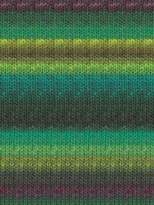 Kureyon 10ply 50gms 332 Lime, Olive, Jade, Purple