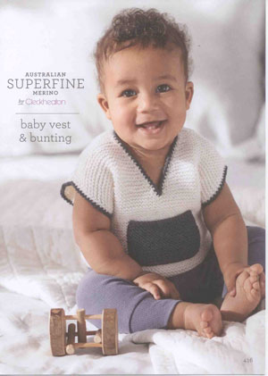 Baby Vest And Bunting 416
