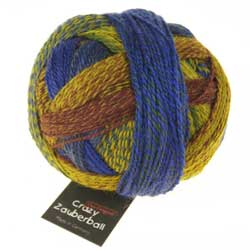 Crazy Zauberball 4ply 100gms 2266 Milestone