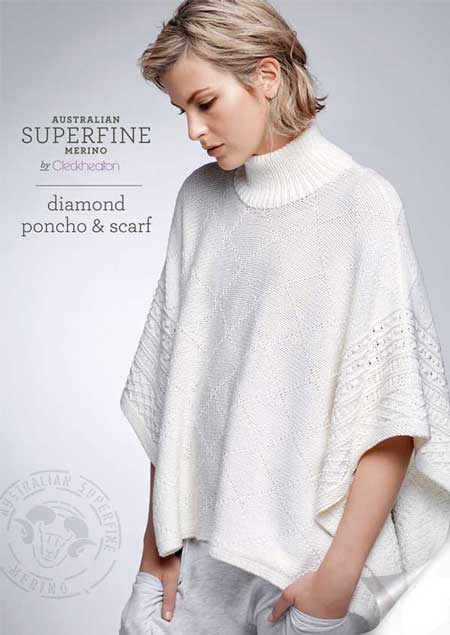 Diamond Poncho Ans Scarf 435