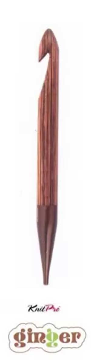 Ginger Interchange Tunisian Hook 10.00mm