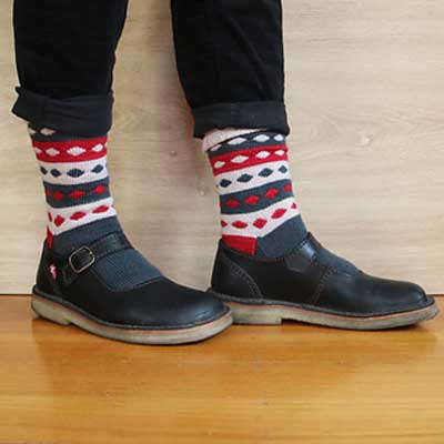 Dotty Colourwork Socks Leaflet