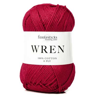 Wren 8ply 50gms 018 Red