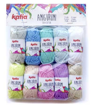 Amigurumi 5ply 100gms S01 Pastel 10x10gms Ball Pack