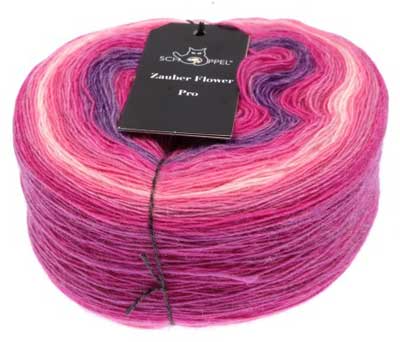 Zauber Flower 4ply 150gms 2517 Pink Affair