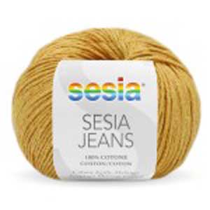 Sesia Jeans 4ply 50gms 0027 Mustard Melange