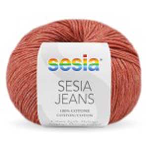 Sesia Jeans 4ply 50gms 1321 Terracotta Melange