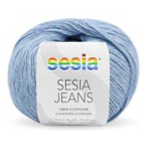 Sesia Jeans 4ply 50gms 1836 Light Denim Melange