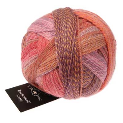 Crazy Zauberball 4ply 100gms 2546 Warm Botanical Garden Inspirat