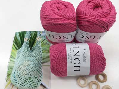 Pineapple Bag Fuchsia 6238