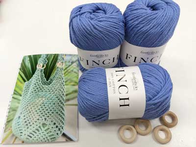 Pineapple Bag Cornflower 6249