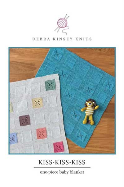 Kiss Kiss Kiss 8ply Baby Blanket Leaflet