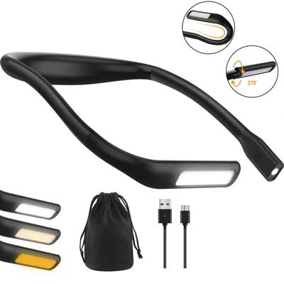 Neck Reading Lamp With Usb Charger
