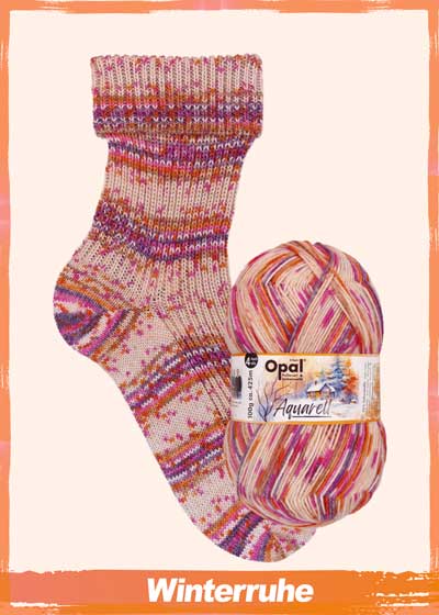 Opal Aquarell 4ply 100gms 11537 Winter Break