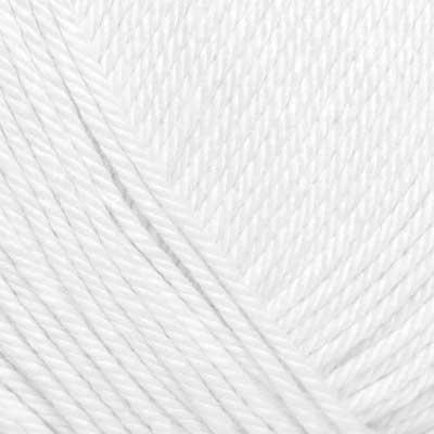 Cedar 5ply 50gms 124-01 White Sportweight to DK