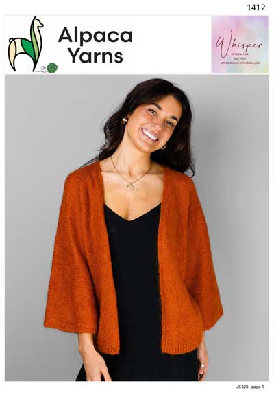 Whisper Throwover Cardigan 1412