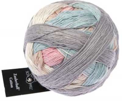 Zauberball Cotton 4ply 100gms 2624 Elk Test