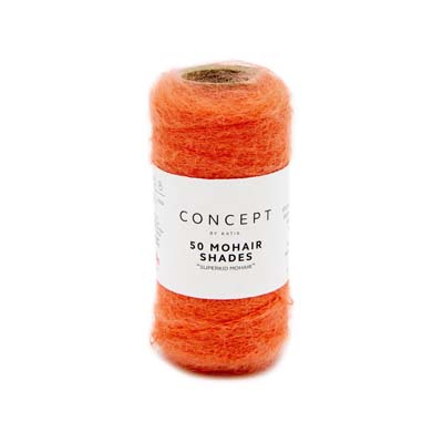 Concept 50 Mohair Shades 2ply 20gms 42 Coral Laceweight