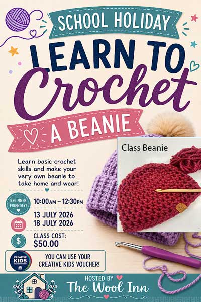 Crochet to The Max 30SEPT26 9.30am-12pm