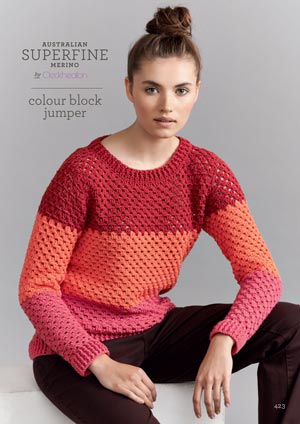 Colour Block Jumper 423