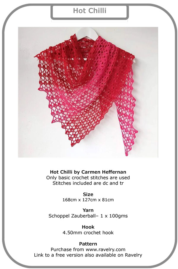 Hot Chilli Shawl